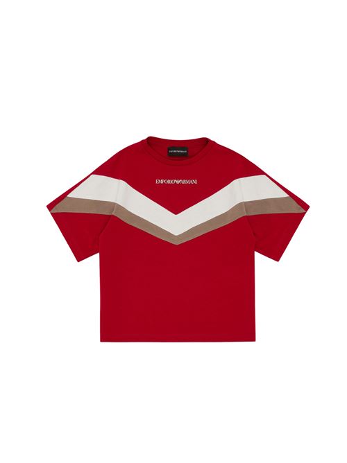 T-shirt, bambino, logata. EMPORIO ARMANI | 3R4TJV 1JWZZF331